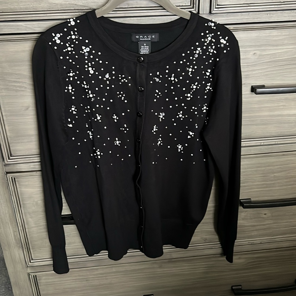 Black Cardigan - Small